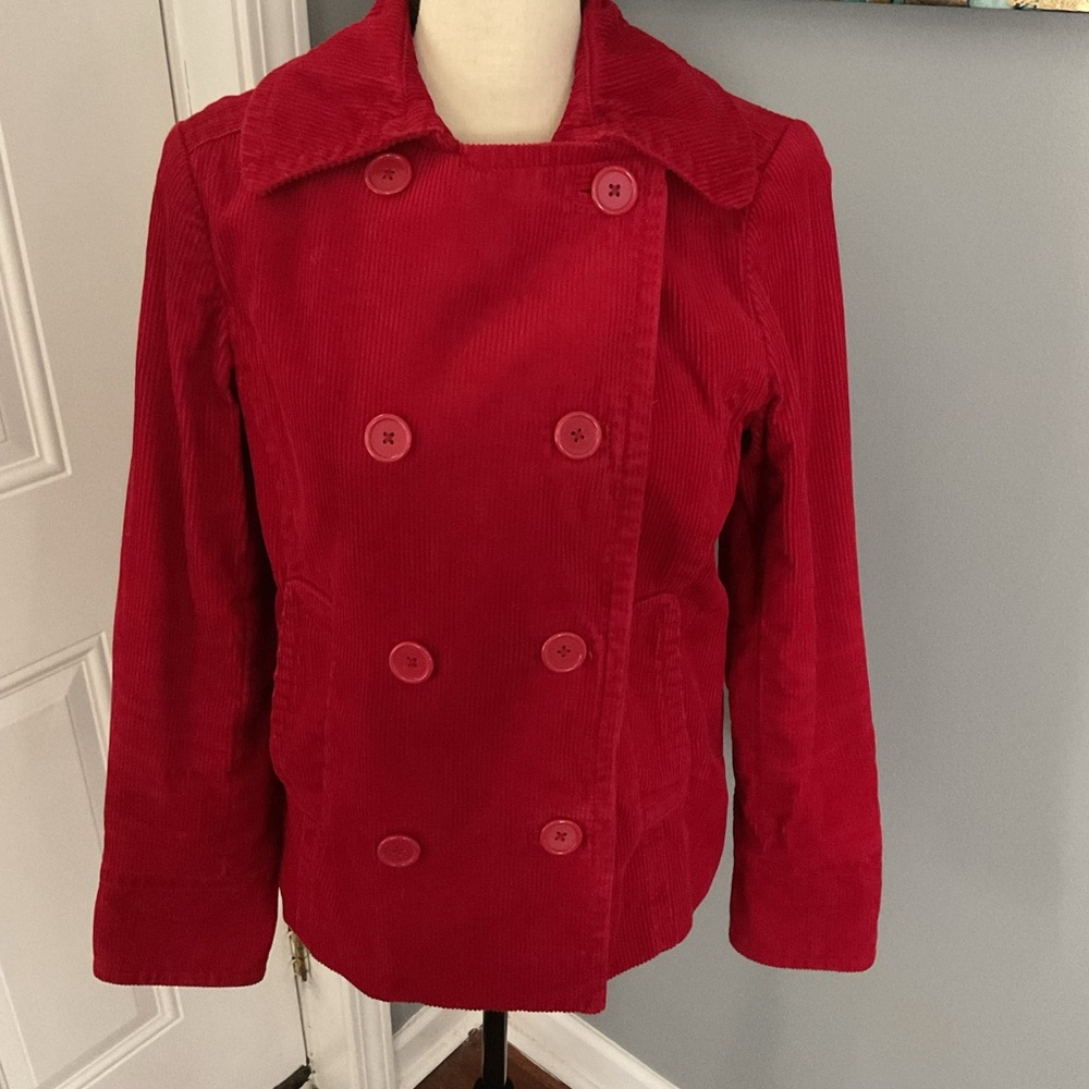 Gap Corduroy Jacket Button Down Adjustable Collar… - image 6